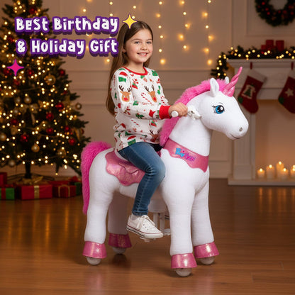 Purple Unicorn Ride-On - Assorted color