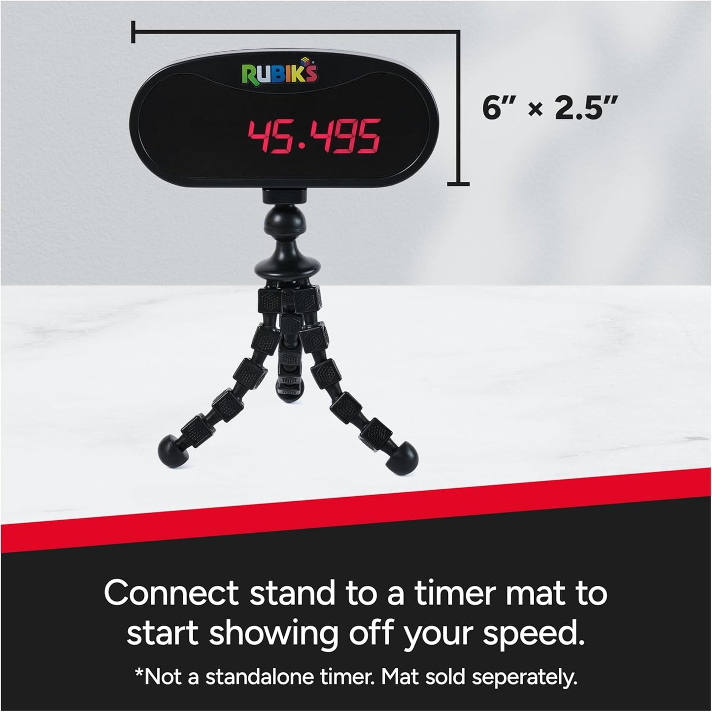 Rubik's Cube Mini Timer Display & Stand