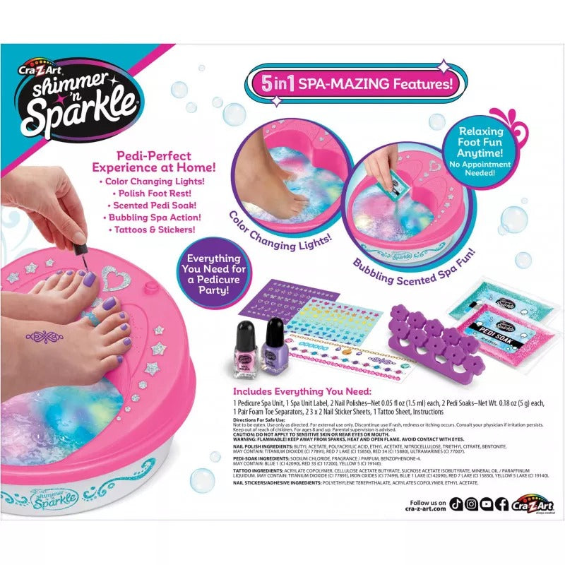 Shimmer N Sparkle Sns 5 In 1 Light Up Super Spa Salon