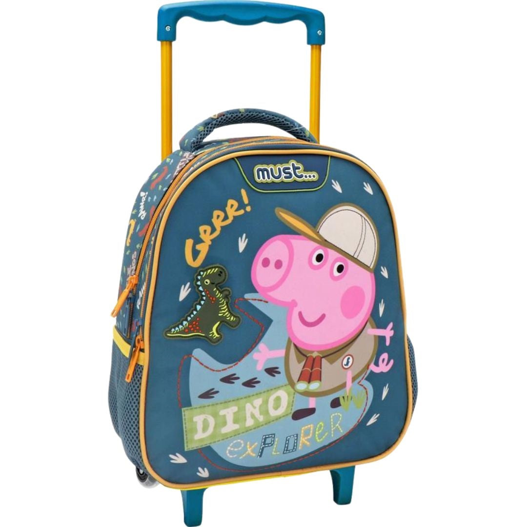 Must George Pig Dino Explorer Trolley Backpack