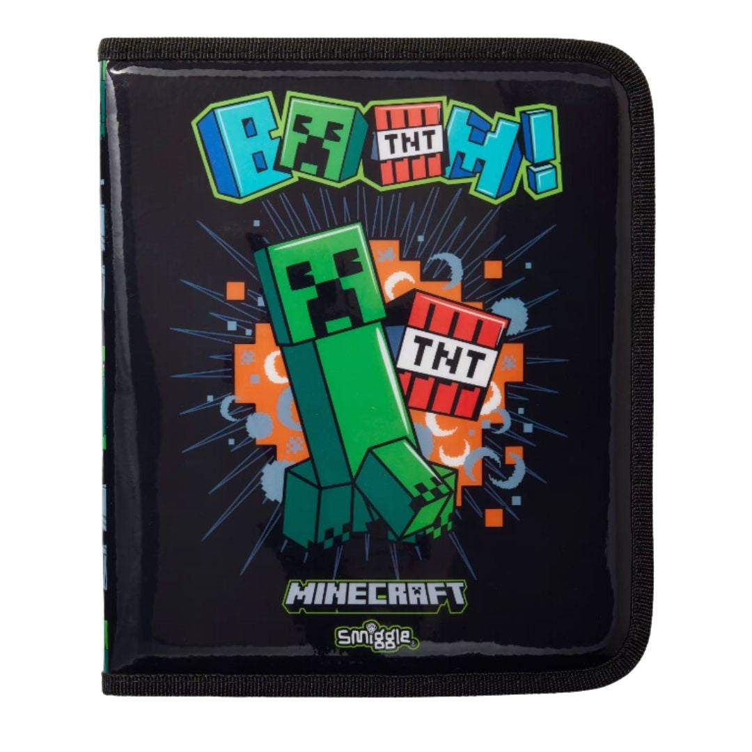 Smiggle Minecraft Zip It Pencil Case