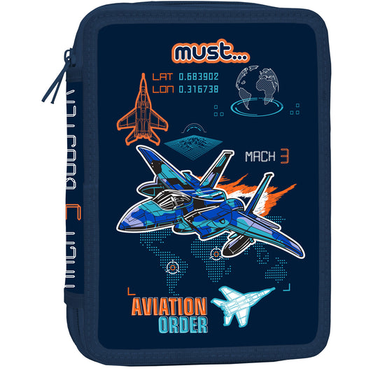 Must Aviation Order Pencil Case Double