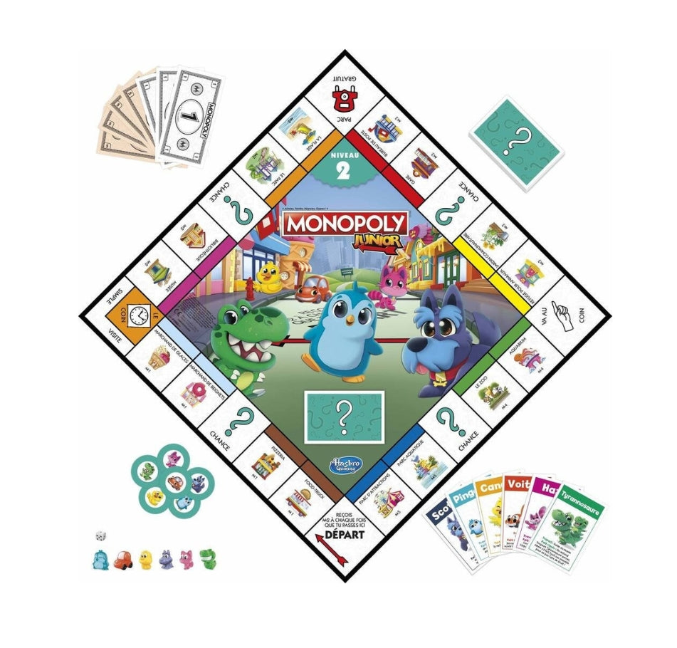 Monopoly Junior 2 In 1 Game (French)