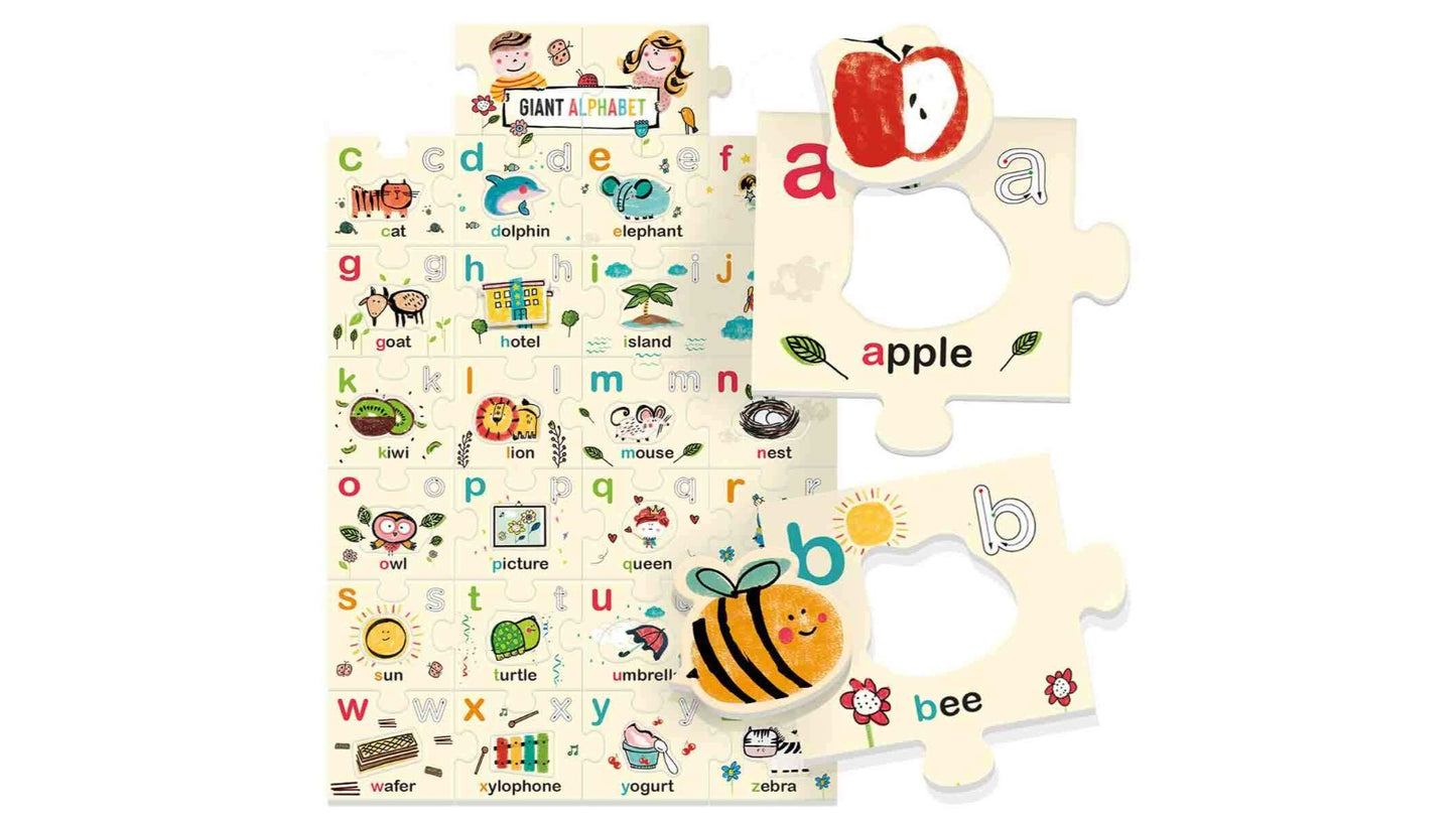 Headu 54 Piece Giant Alphabet Jigsaw Learning Activity Kit - 3 year+