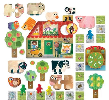 6 intelligences for playing on the farm - French