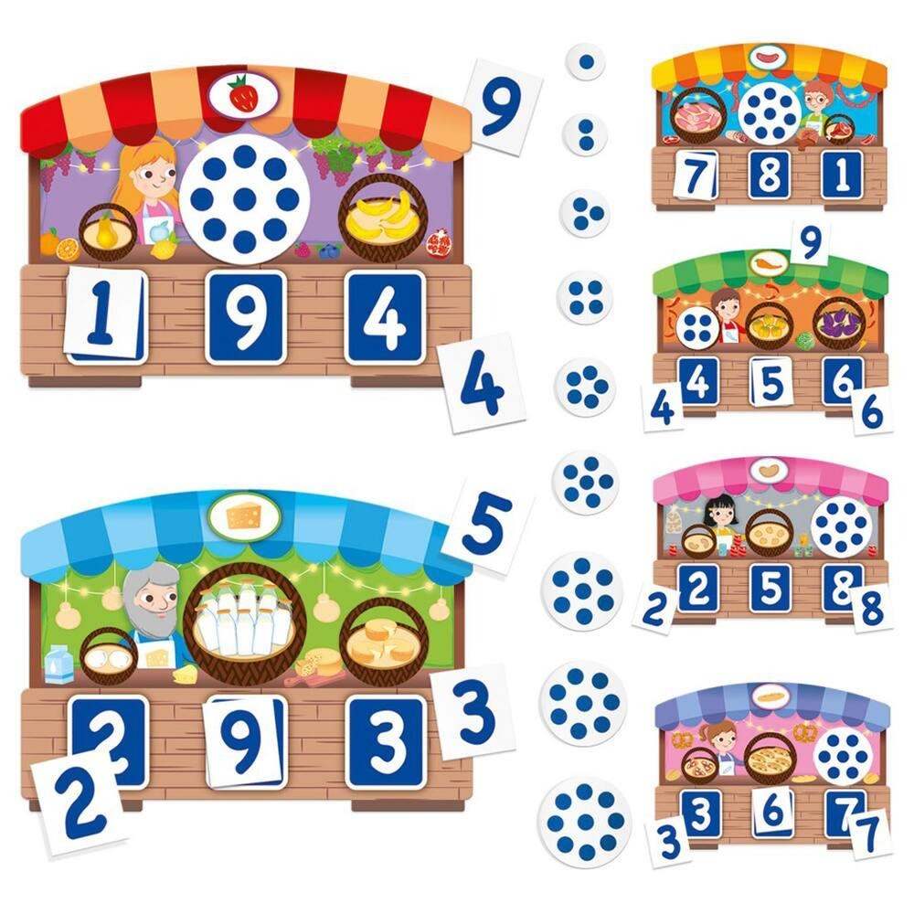 HEADU Montessori Loto Tactile 123 - French