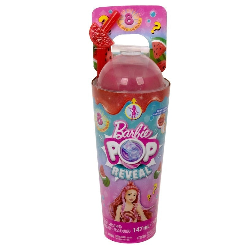 Barbie Pop Reveal Fruit Series - Watermelon Crush Scented Doll & Surprises