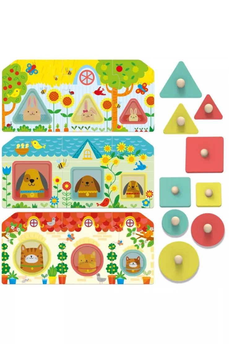 HEADU Montessori Progressive Babies Game