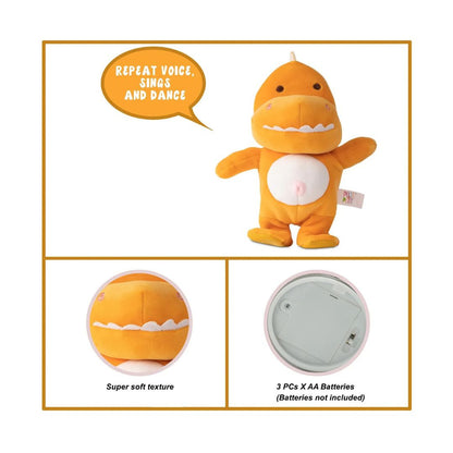 Pugs At Play Talking Rex Plush Toy