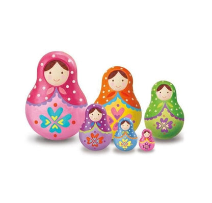 4M Paint Your Own Trinket Box Russian Dolls