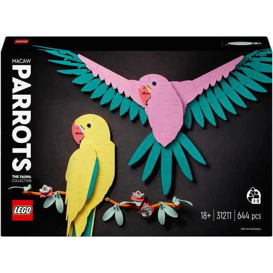 Lego Art The Fauna Collection – Macaw Parrots Set 31211