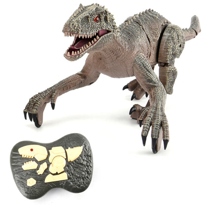 RC Roaring Raptor Grey Remote Control Dinosaur