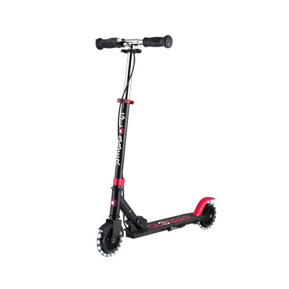 Globber Flow Element Junior Lights Scooter Black / Red