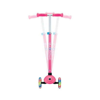 Globber Primo Lights 3 Wheel Light-Up Fushia Scooter