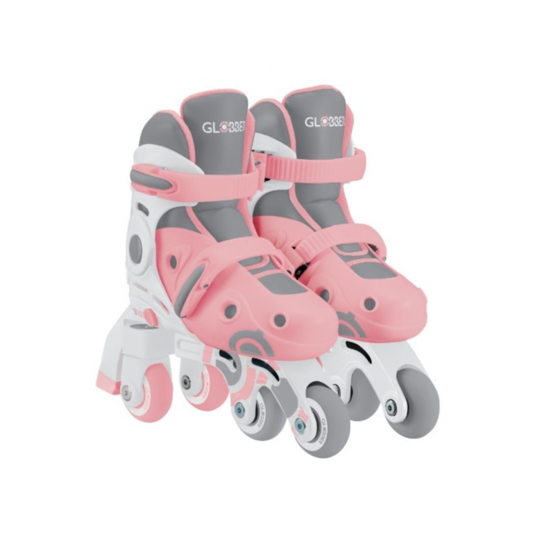 2 in 1 inline roller skates size 26-29 Pastel Pink