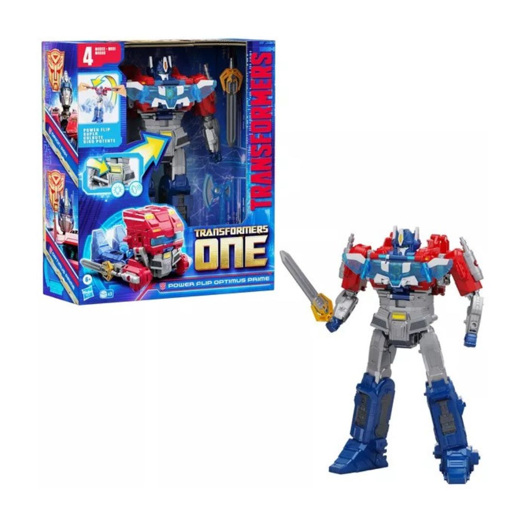 Transformers One Power Flip Optimus Prime